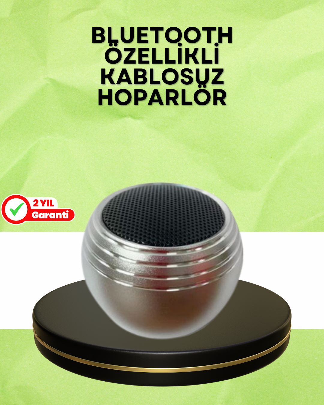 YamanHobi Mini TWS Bluetooth Hoparlör Çağrı Özellikli Gri