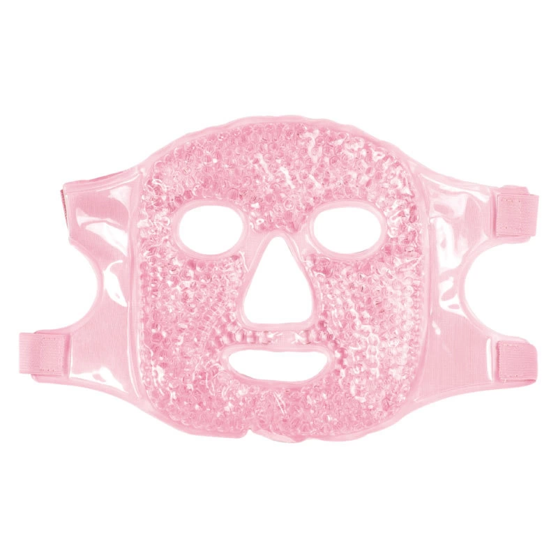 Terapi Jel Yüz Maskesi Soğuk Ve Sıcak Boncuklu Ayarlanabilir Maske (Pembe) ( Lisinya )