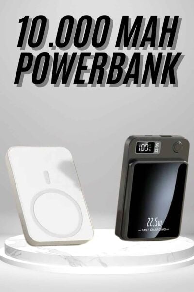 Magsafe Hızlı Şarj 10.000 Mah Wireless Şarj Powerbank Android ve İOS Uyumlu