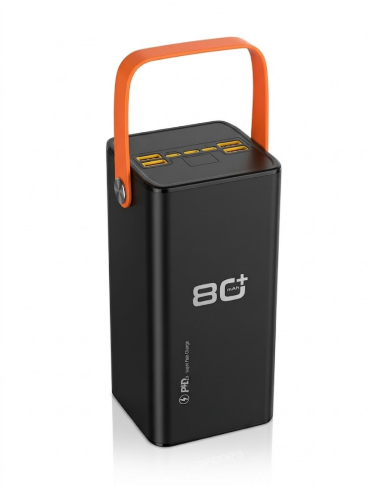 YamanHobi 80000 mAh Powerbank Hızlı Şarjlı LED Ekranlı Taşınabilir Şarj Cihazı
