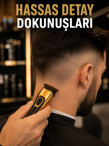 USB Type-C Şarjlı Çok Fonksiyonlu Saç ve Sakal Düzeltme Makinesi - Lisinya