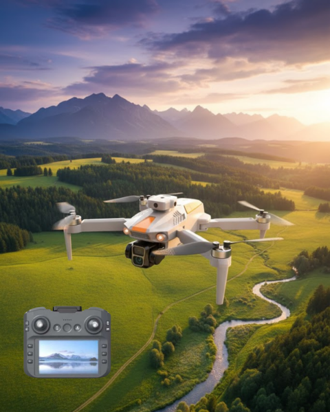 Full HD Kameralı Drone GPS GPRS Destekli 1000M Menzilli - Lisinya