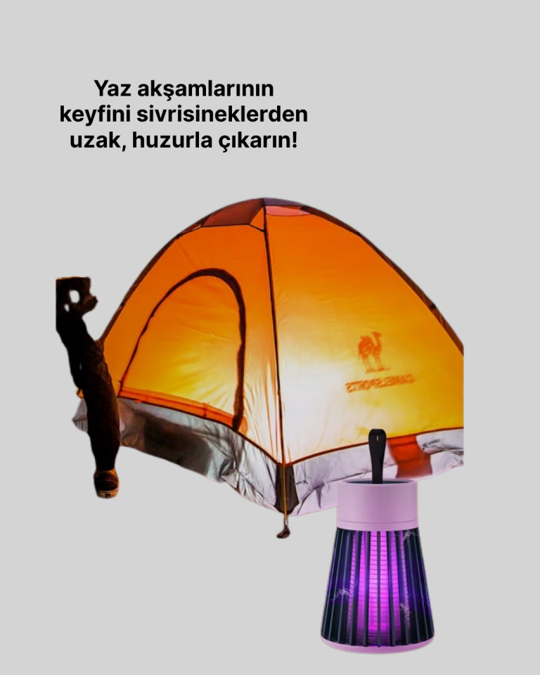 Çocuk ve Evcil Hayvan Dostu Sivrisinek Yakalama Lambası - Lisinya
