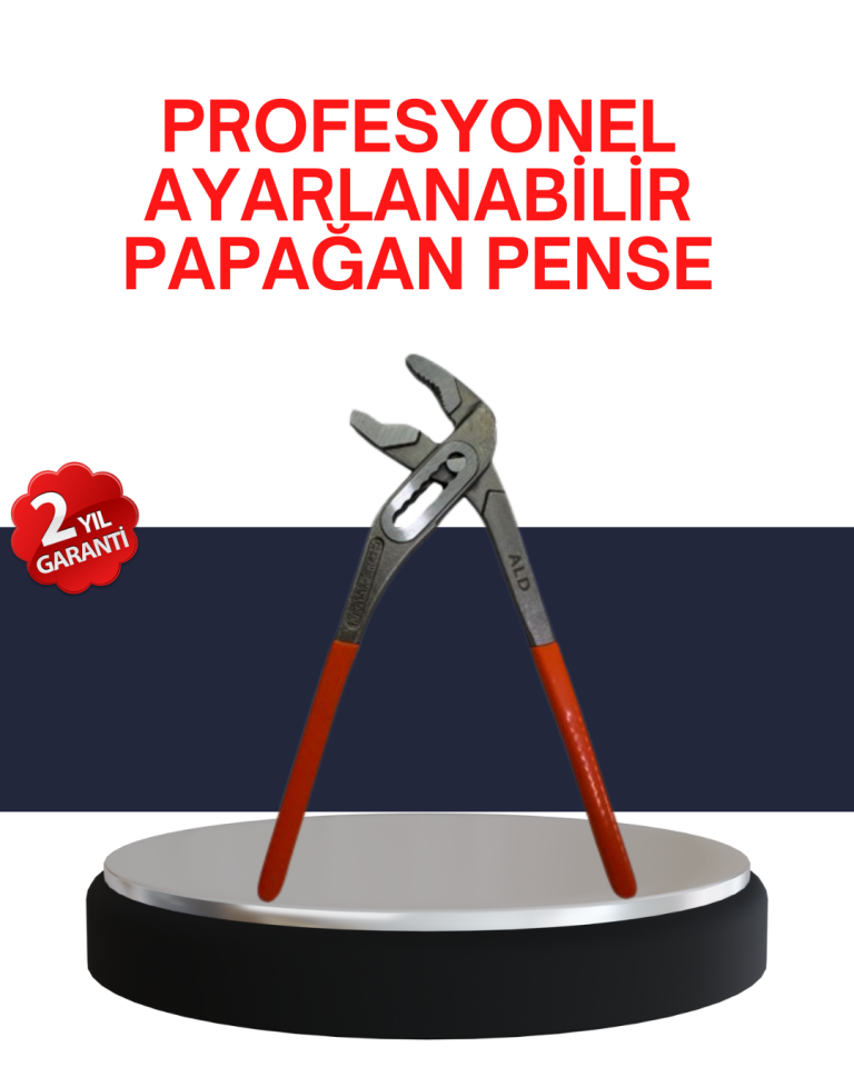 Dayanıklı Çelik Papağan Pense Ergonomik Yalıtımlı Sap - Lisinya