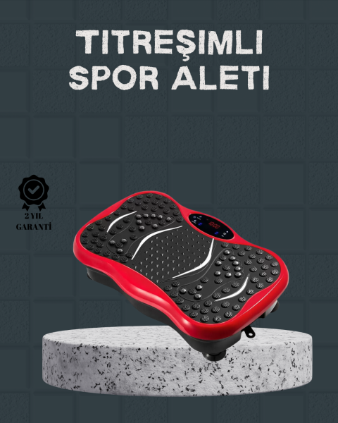 Titreşimli Egzersiz Platformu Evde Spor ve Kas Aktivasyonu - Lisinya