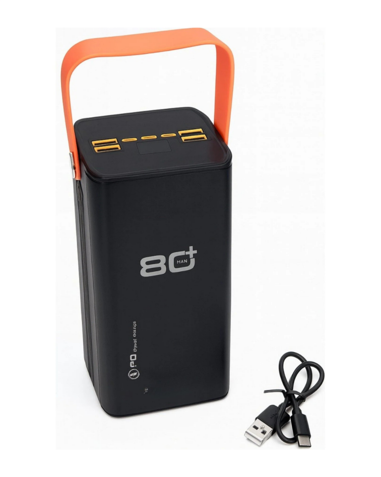 YamanHobi 80000 mAh Yüksek Kapasiteli Powerbank LED Ekranlı Çoklu Çıkışlı Taşınabilir Şarj Cihazı