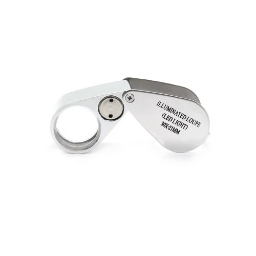 - Kontrol, Için özel Kutulu Metal ışıklı Lup 30x21 ( Lisinya )