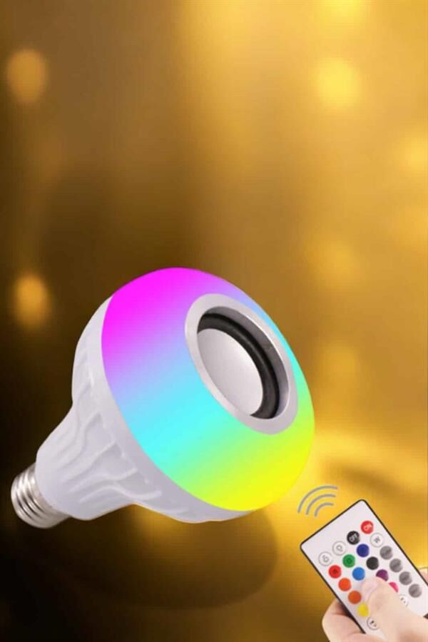 Lamba Led Hoparlör Dayanıklı ve Uzun Ömürlü Bluetooth Hoparlör - Lisinya