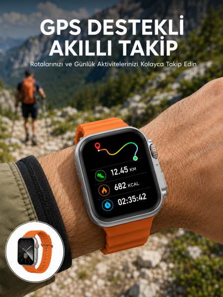 Yeni Nesil Çağrı Cevaplayabilen 47 MM Titreşimli Çok Fonksiyonlu Akıllı Saat Yeni Nesil - Lisinya