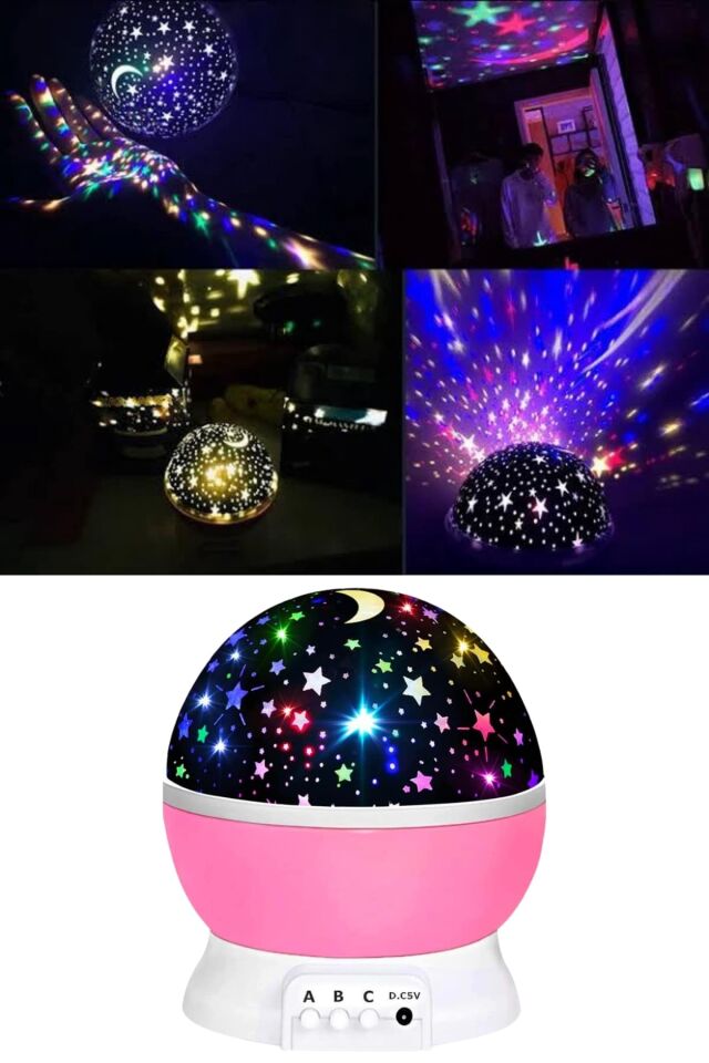 YamanHobi 6 Renkli LED Gece Lambası Renk Değiştiren Çocuk Odası Lambası