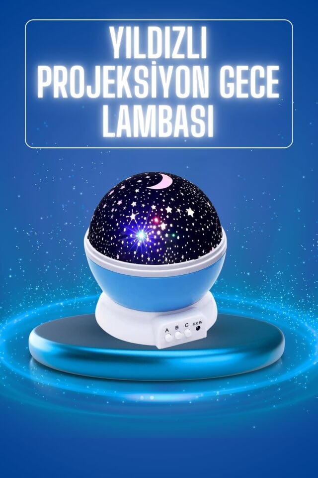 YamanHobi 6 Renkli LED Gece Lambası Renk Değiştiren Çocuk Odası Lambası
