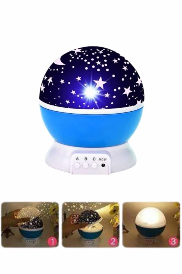 YamanHobi 6 Renkli LED Gece Lambası Renk Değiştiren Çocuk Odası Lambası