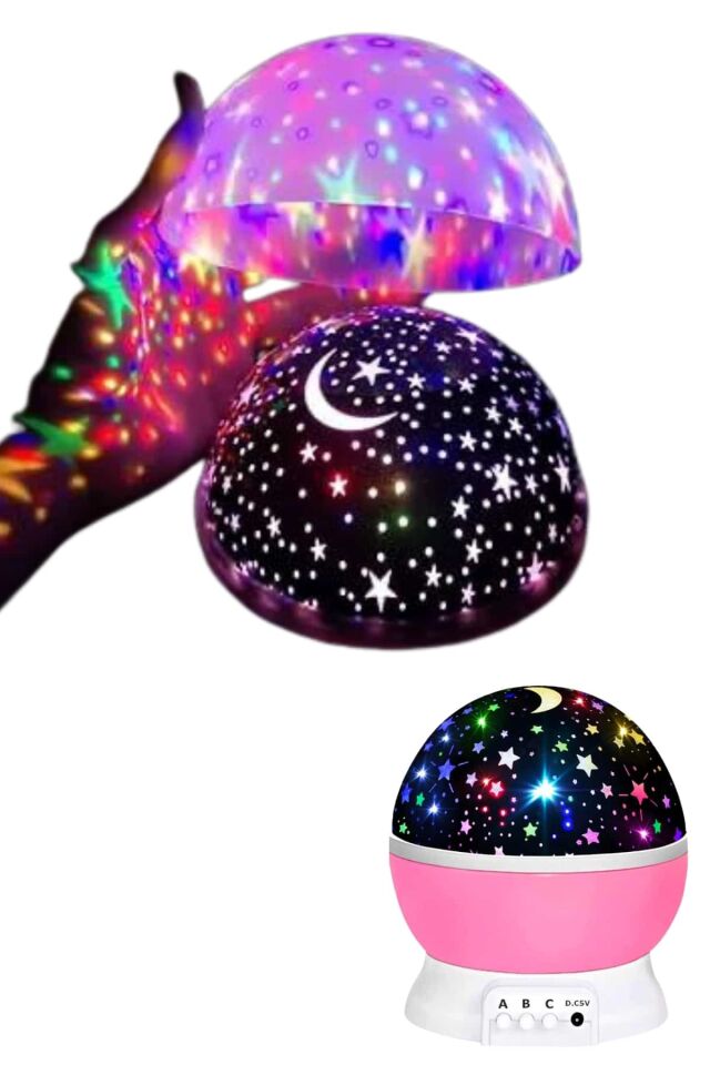 YamanHobi 6 Renkli LED Gece Lambası Renk Değiştiren Çocuk Odası Lambası
