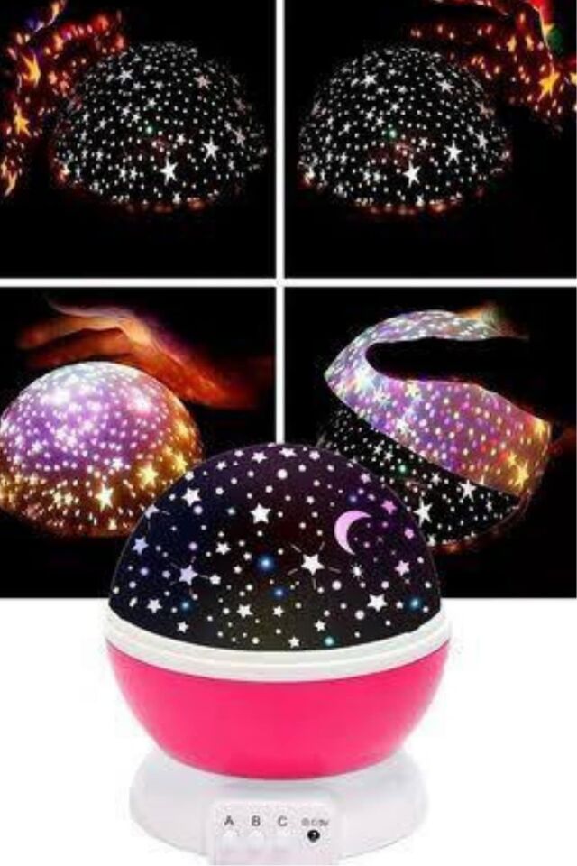 YamanHobi 6 Renkli LED Gece Lambası Renk Değiştiren Çocuk Odası Lambası
