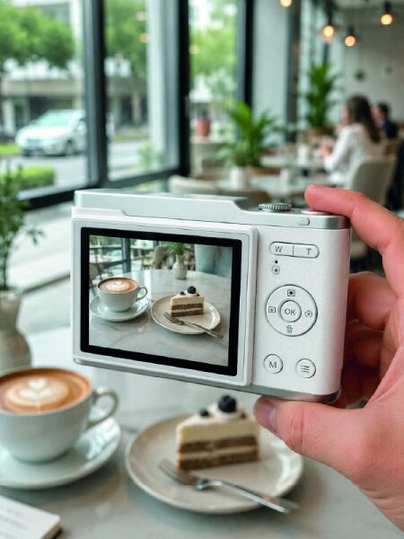 Dijital Kamera 4K Video 48 MP Fotoğraf Çekim Özellikli