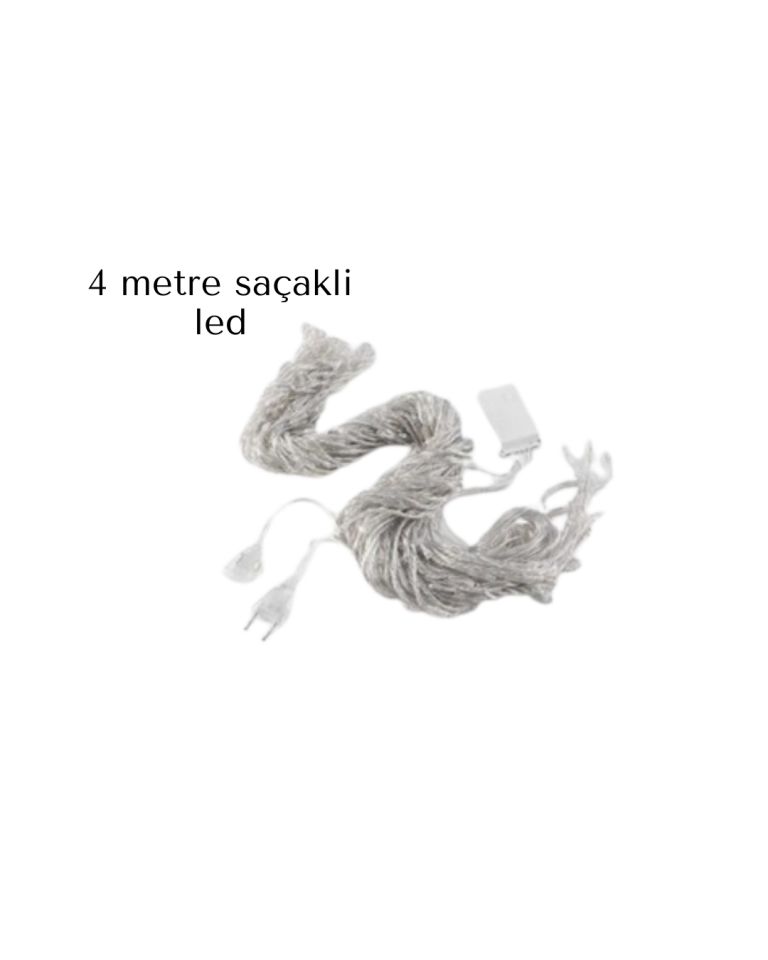 SAÇAKLI 4 METRE PERDE LED - Lisinya