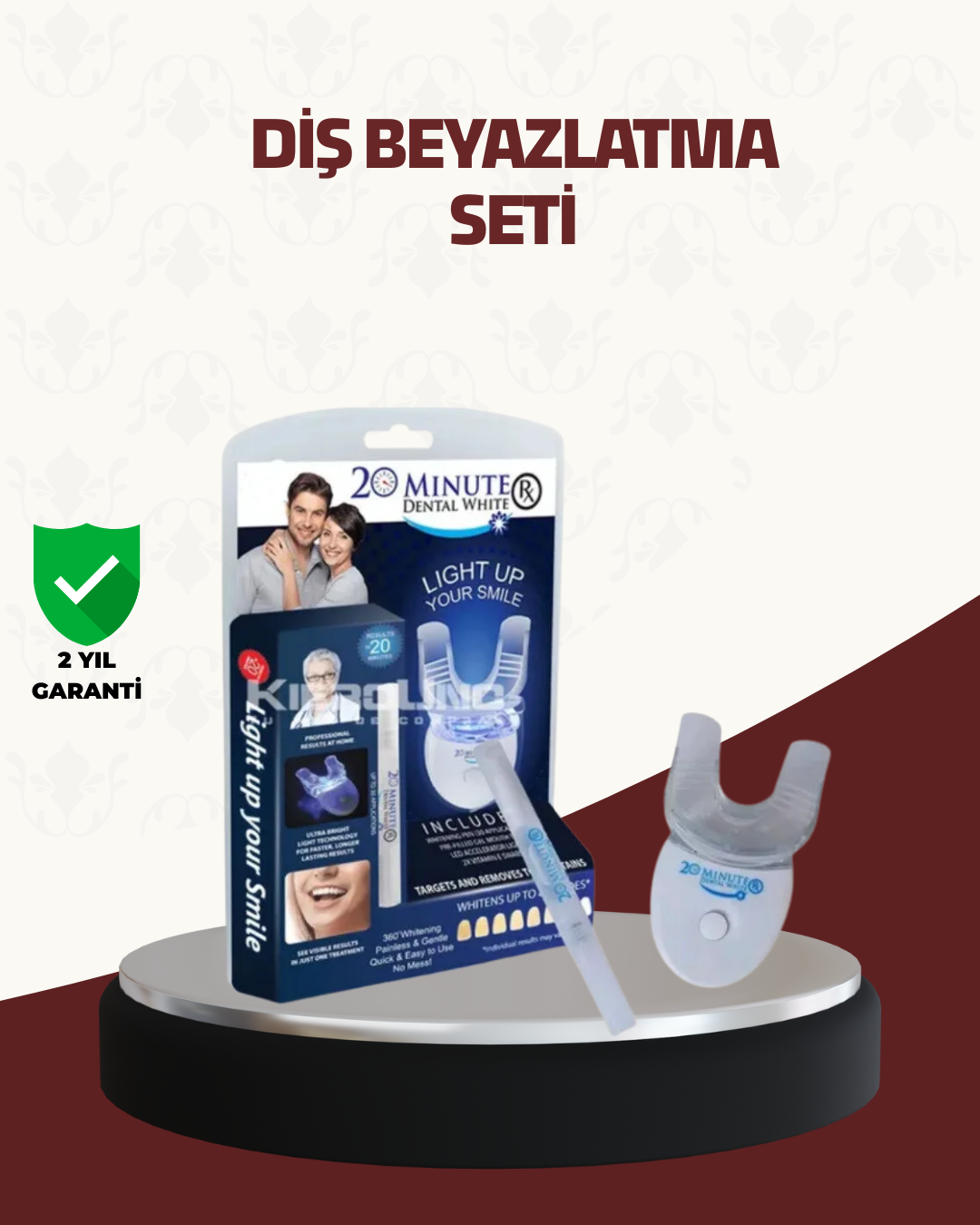 Evde Kullanıma Uygun LED Teknolojili Diş Beyazlatma Kiti - Lisinya