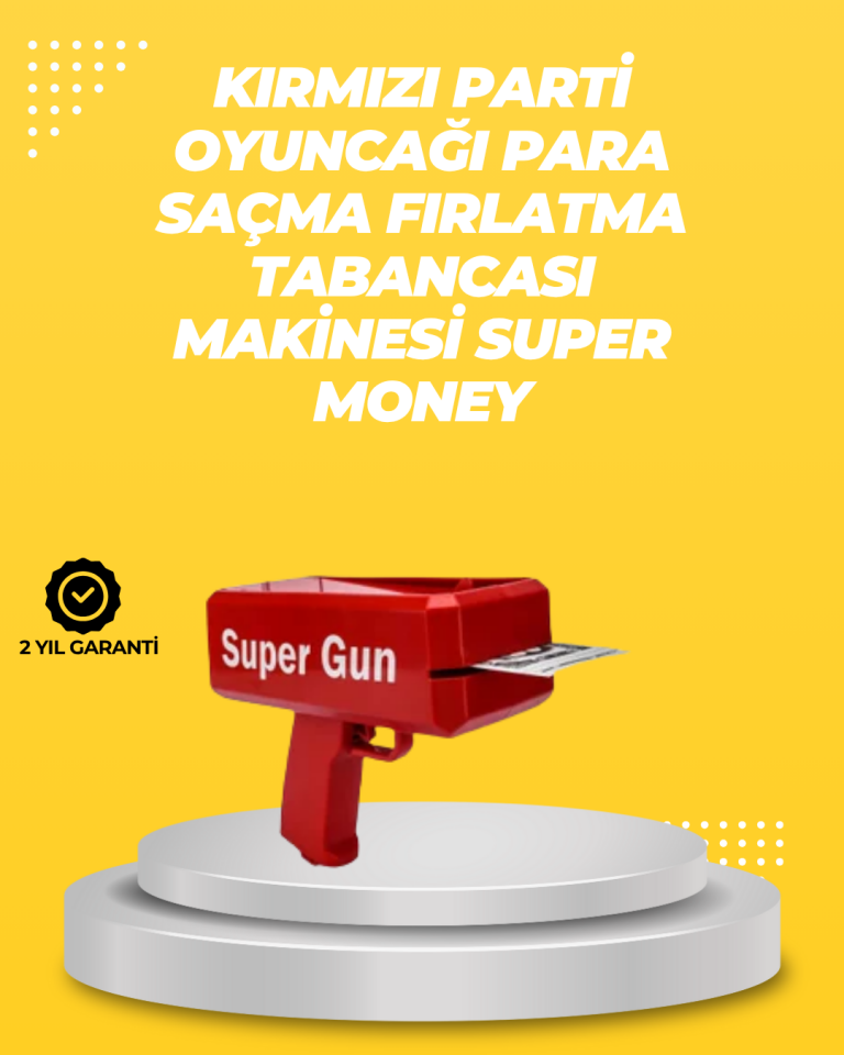 Elektrikli Parti Oyuncağı – Para Atan Tabanca - Lisinya