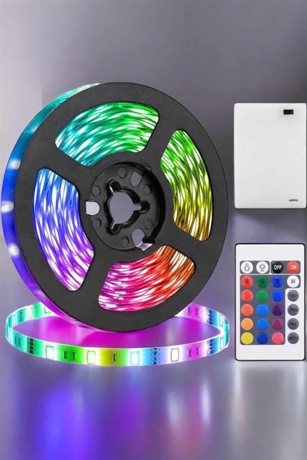 Smart Şerit Led TV Arkası Renkli Kumandalı 10 Metre - Lisinya