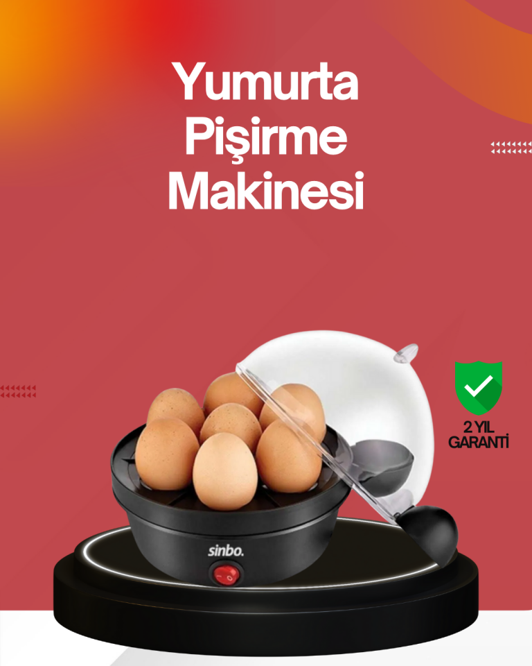 7 Yumurtalık Buharlı Yumurta Pişirme Cihazı Otomatik Kapanma Özellikli - Lisinya