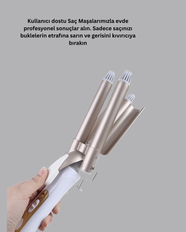 Her Saç Tipine Uygun, Hızlı Isınan Bukle Yapıcı – Evde Kuaför Kalitesinde Sonuç - Lisinya