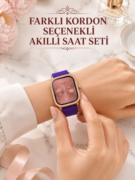 Aktivite ve Uyku Takipli Kadın Akıllı Saat - Lisinya