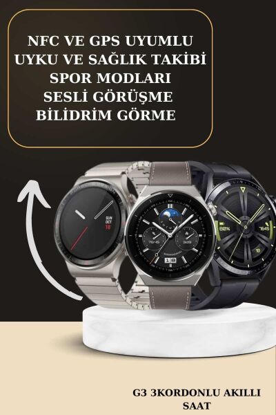 Aynalı Bluetooth Kulaklık Yeni Nesil Akıllı Saat Titreşimli Nabız Ölçer Spor Modları - Lisinya