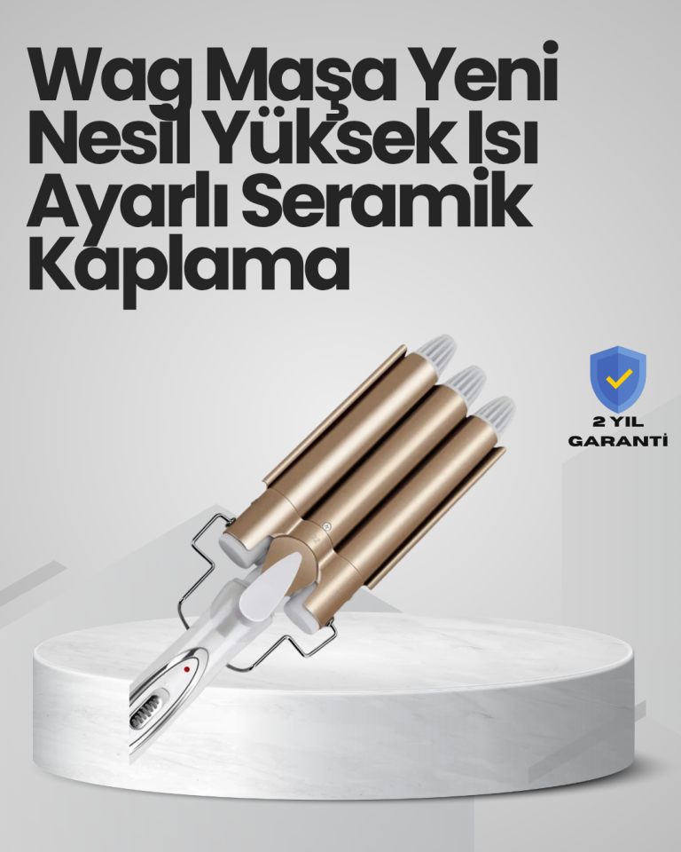 Bukle Saç Maşası – Kolay Kullanım, Sağlıklı Bukleler yüksek ısılı - Lisinya