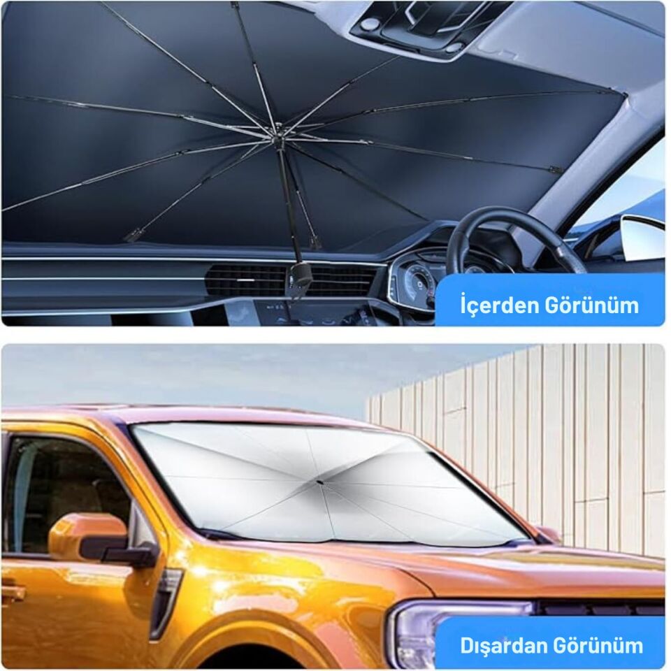 Hyundai i30, Ford Fiesta, Seat Ibiza, Renault Clio, Dacia Duster Uyumlu Oto Şemsiye - Lisinya