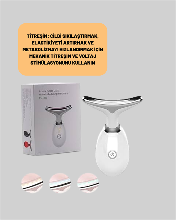 Şarjlı Akıllı Cilt Temizleme ve Nemlendirme Cihazı – 500 mAh, Otomatik Kapanma ve EMS Modlu - Lisinya