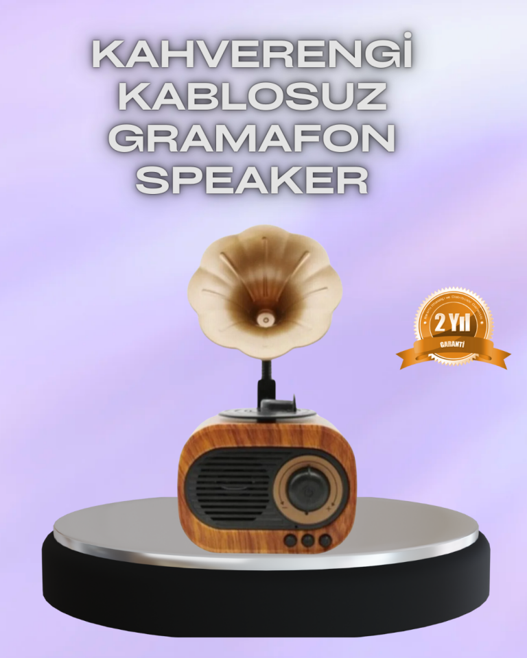 Taşınabilir Mini Retro Radyo Bluetooth Hoparlör USB SD AUX Destekli - Lisinya