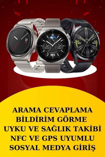 Dijital Göstergeli Bluetooth Kulaklık ve Bildirim Görebilen Akıllı Saat Alarm ve Titreşim - Lisinya