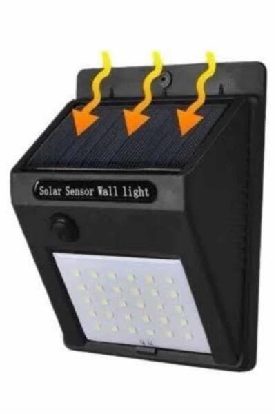 Solar Dekoratif Lambası Sensörlü Led Işık Bahçe Aydınlatma Yeni Nesil - Lisinya