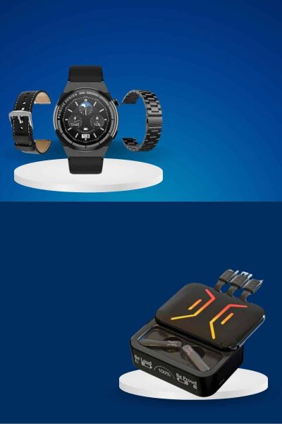 Dijital Göstergeli Bluetooth Kulaklık ve Bildirim Görebilen Akıllı Saat Alarm ve Titreşim - Lisinya