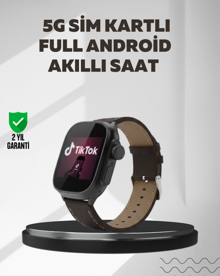 SIM Kartlı Akıllı Saat GPS WiFi Bluetooth Destekli - Lisinya