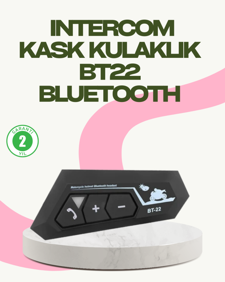 Bluetooth 5.0 EDR Kask Kulaklık Yüksek Ses Kalitesi ve Gürültü Önleme - Lisinya