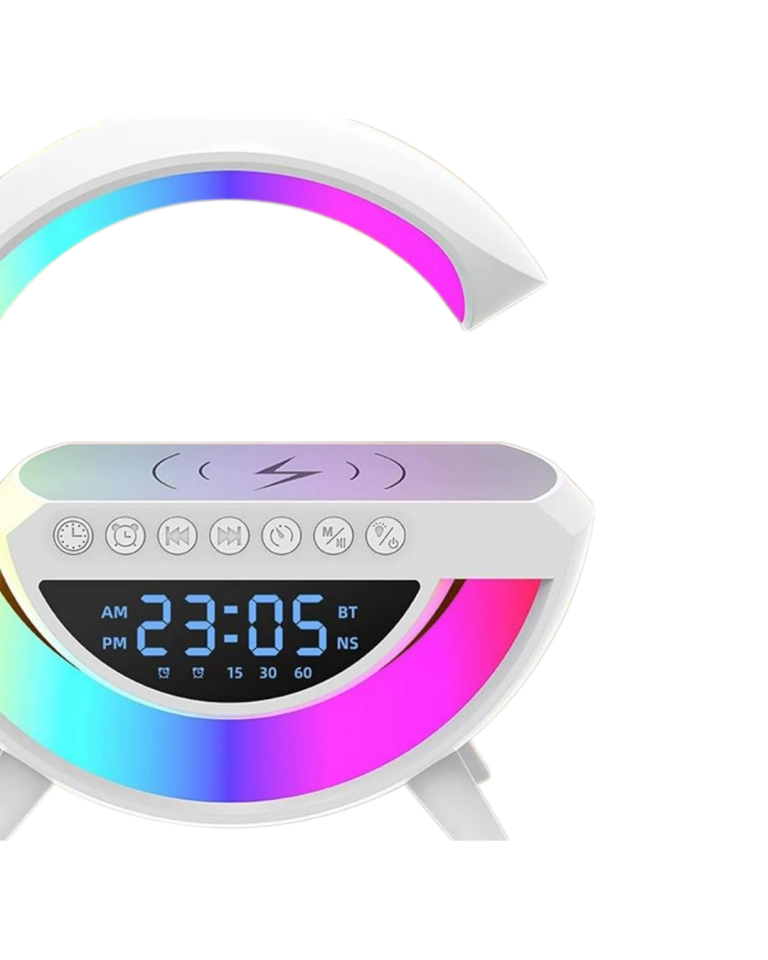 RGB Tasarımlı Bluetooth Hoparlör USB FM AUX Girişli - Lisinya
