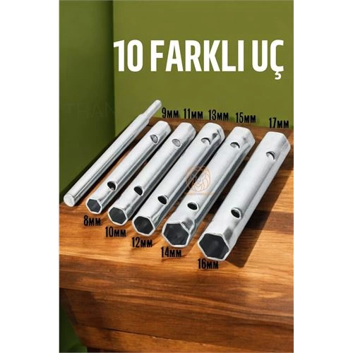 Tork Lokma Seti Boru Kovan Tip Anahtar Seti Buji Anahtarı ( Lisinya )