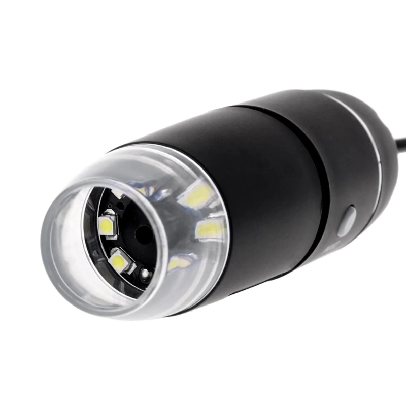 -1600X USB dijital mikroskop kamera endoskop 8LED büyüteç Metal standı ( Lisinya )