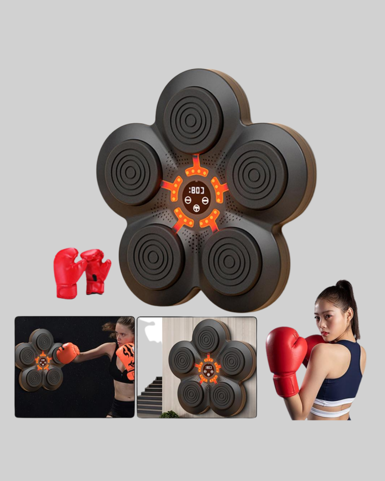 Evde Fitness İçin Akıllı Boks Makinesi Işıklı Vuruş Noktalı Bluetoothlu - Lisinya