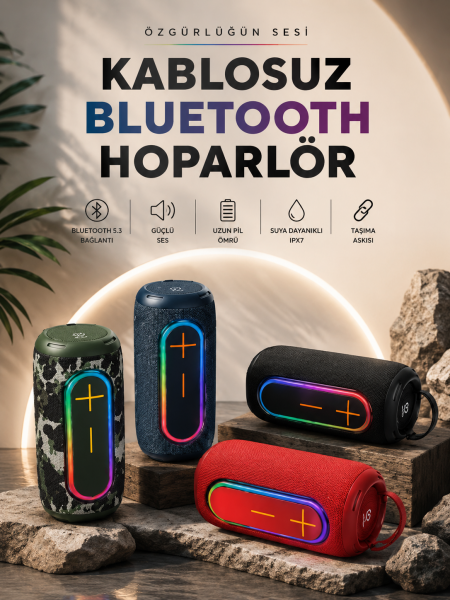 Kablosuz Bluetooth Hoparlör Taşınabilir - Lisinya