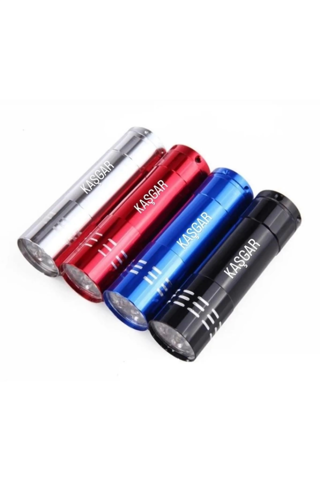 Süper Parlak 9 Ledli Metal Mini El Feneri ( Lisinya )