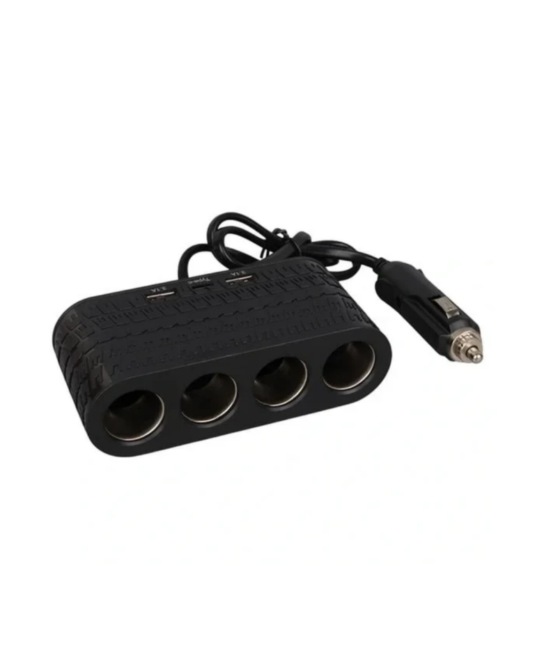 Araç Çakmak Çoklayıcı USB ve Type C Destekli Güçlü ve Güvenli Kullanım - Lisinya