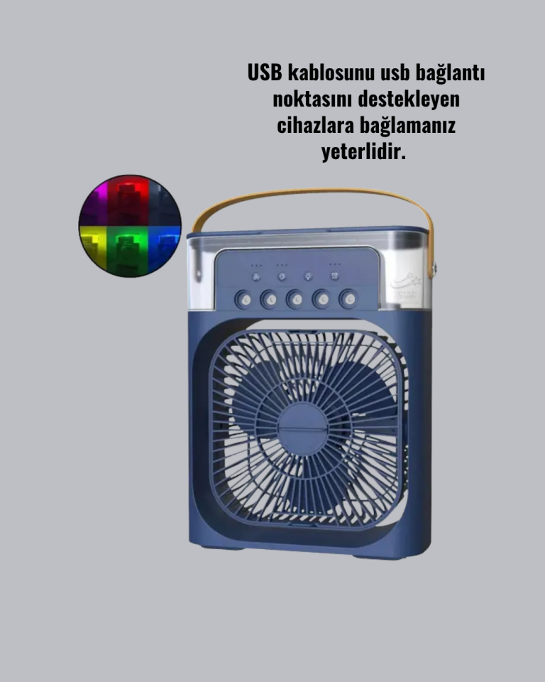 Tüm Gün Kullanıma Uygun Enerji Tasarruflu Fan - Lisinya