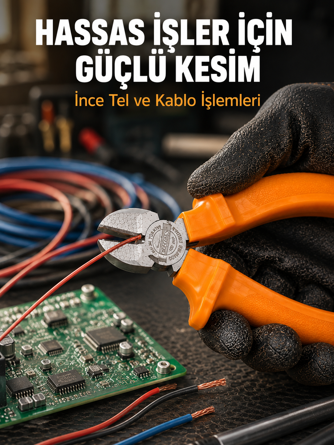 Ergonomik Saplı Hassas Kesim Sunan Dövme Çelik Yan Keski - Lisinya