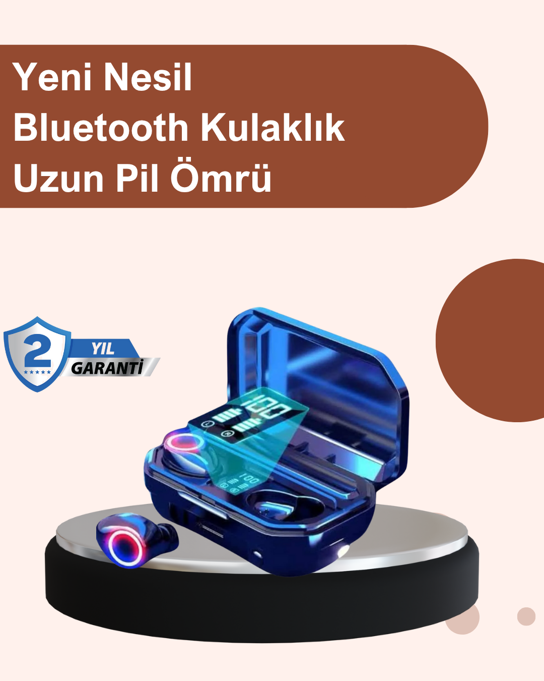Şarj Kutulu TWS Kulaklık – Otomatik Eşleşme ve Hızlı Şarj - Lisinya
