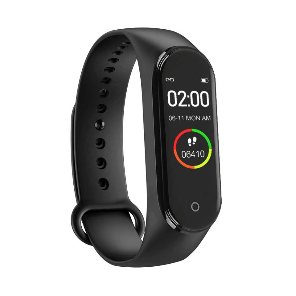 M4 Akıllı Saat Bileklik Kalp Hızı Kan Basıncı Nabız Pedometre Smart Watch ( Lisinya )