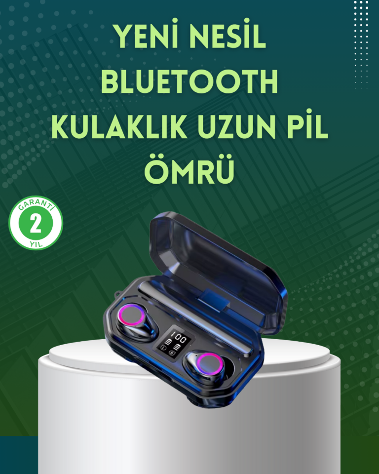 Dokunmatik Kontrollü Bluetooth Kulaklık – Gürültü Engelleme Özellikli - Lisinya
