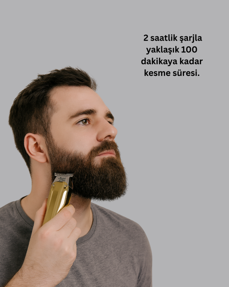 Profesyonel Erkek Tıraş Makinesi Güçlü Kesim ve Uzun Şarj Süreli - Lisinya