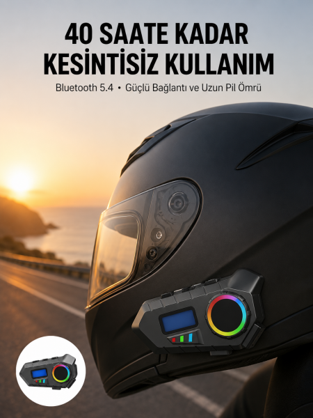 Bluetooth 5.4 Kablosuz Hoparlör IP65 Su Geçirmez ve 40 Saat Uzun Pil Ömürlü - Lisinya